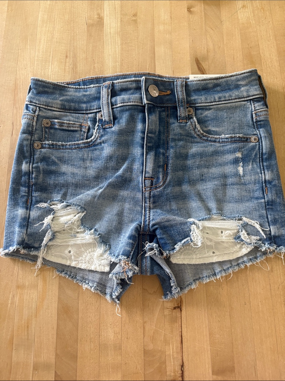 American Eagle Women's Size 000 Denim Jean Shorts